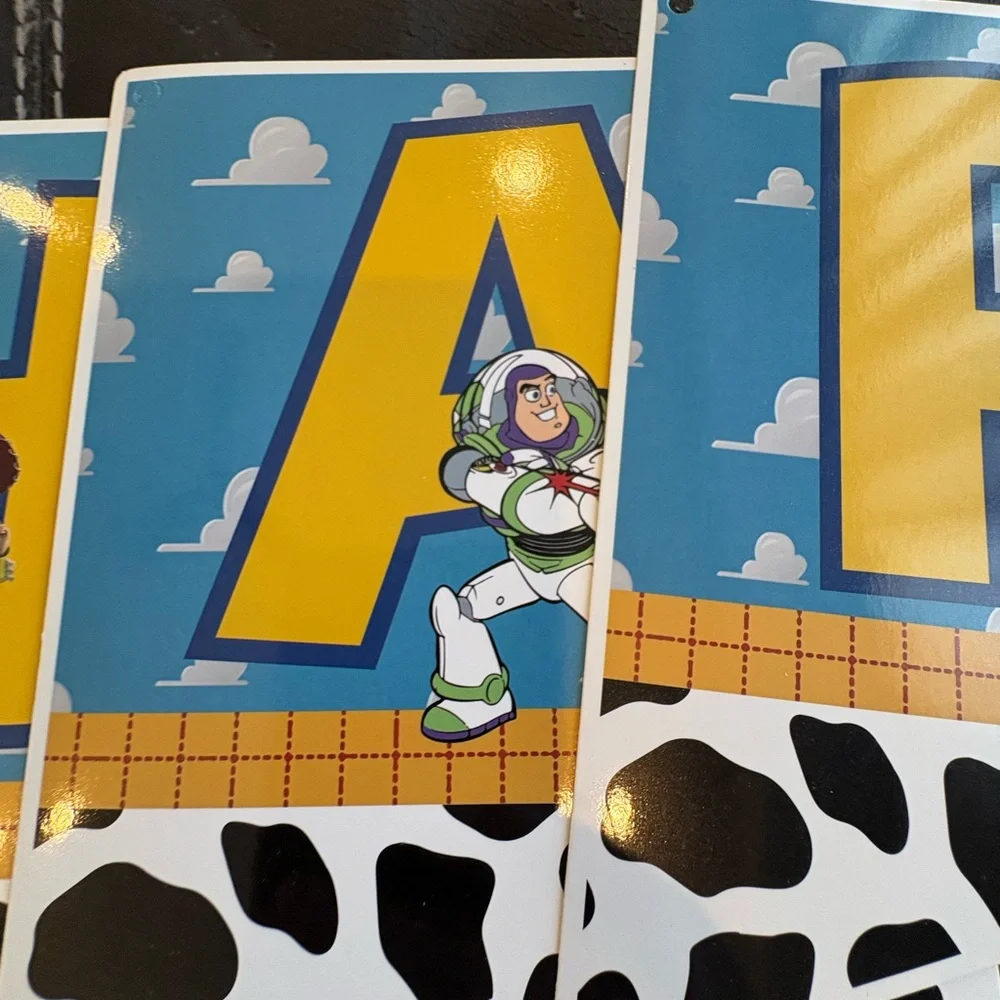 Toy Story Themed Party Banner